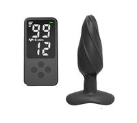 Anal Butt Plug 12 Modes Masturbator Electric Shock Anal Plug Sex Toys for Men Women Erotic Toy Wireless Remote Control G-Spot Sex Machine