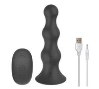 Anal Butt Plug Anal Vibrator Toy Inflatable Butt Plug echargeable Silicone Vibrating Prostate Massager with 10 Vibrating Modes