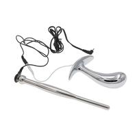 Anal Butt Plug Electro Shock Male Sex Butt Plug Metal Urethral Prostate Stimulator Sm Masturbation Anal Sex Toys for Men