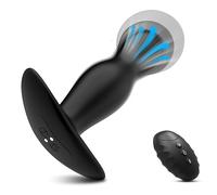 Anal Butt Plug Inflatable Masturbator Dildo Sex Machine for Men Remote Control Vibrating Anal Plug Anal Vibrator for Men Adult Sexy Toys