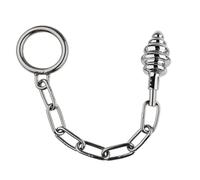 Anal Butt Plug Inserting Toys Metal Chain with Penile Ring Cock Ring Anal Training Sets for Beginners Prostate Massager Advanced Players Clitoral G-Spot Stimulator for Couples