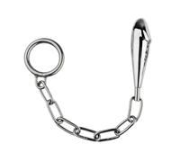 Anal Butt Plug Inserting Toys Metal Chain with Penile Ring Cock Ring Anal Training Sets for Beginners Prostate Massager Advanced Players Clitoral G-Spot Stimulator for Couples