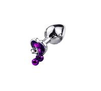 Anal Butt Plug Intimate Metal Heart Bottom Anal Plug with Smooth Touch Small Bell Anal Bead Butt Plug Anus Vibrator Sex Toys for Women Men