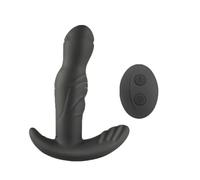 Anal Butt Plug Male Anal Plug Prostate Massage 360 Degree Rotating Anal Vibrator Silicone Dildo Anus Vibrating Butt Plug Sex Toys for Men Gay