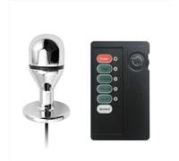 Anal Butt Plug Small Electric Shock Metal Butt Plug Bi-Polar Electro Masturbator Anal Beads Plug Sex Machine Unit Control Sex Toy