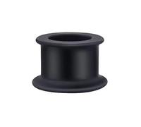 Anal Butt Plug Tunnel Anal Ring Large Plugs Hollow Silicone Sex Toys Moderate Hard Anus Dilator Prostate Massage(M Size Black)