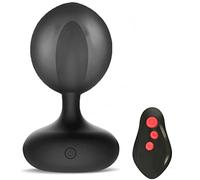 Anal Butt Plug Vibrating Inflatable Anal Butt Plug Vibrator Prostate Massager Stimulator Multi-Speed Vibrations Waterproof Toys