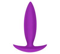 ToyJoy Purple Pure Silicone Smooth Anal Play Bubble Butt Player Starter Plug