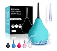 Anal Douche Enema Kit - 224ml Enema Bulb with 3 Replaceable Nozzles, Douche Bulb Douches for Men Women, Shower Douche Enemas at Home Kit for Personal Hygiene & Travel