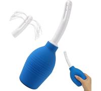 Anal Douche Enema Kit - 310ML Enema Bulb Douches for Men and Women, Enemas at Home for Constipation, Vaginal Douche Ideal for Daily Care & Travel(Blue)