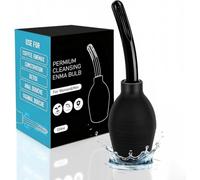 Anal Douche Enema Kit - 310ml Enema Bulb Douches for Men, Douche Bulb Anal Cleaner, Shower Douche Enemas at Home Kit for Daily Personal Hygiene & Travel (Black)