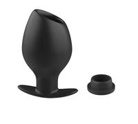 Anal Douche Enema Silicone Shower Cleaner Cleansing Colonic Douche System Cleaner Anal Plug Cleaning Kit Bathroom Handheld Shower Butt Plug G-Spot(M)