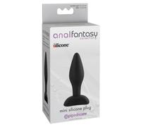 Anal Fantasy Collection Silicone Plug, Mini, Black