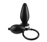 Anal fantasy silicone inflatable anal plug, Width 100 mm, Length 200 mm, Depth 70 mm, Department Couple, Poids 0.207 Kg, Color Black