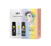 pjur Pride Box - Trial Set with Silicone-Based and Water-Based lubricants - Ideal for Exploration and Discovery - for Sex, Massage and Anal Sex (3 x 30 ml)