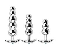 Anal Plug Anal Butt Plug Metal Anal Beads Anal Butt Plug Set Wearable Outerdoor Small Large Anal Plug G Spot Dildo Insert Sex Toy