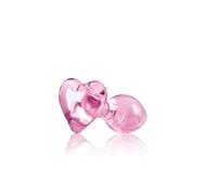 Anal Plug Anal Butt Plug Small Pink Glass Butt Plug Crystal Huge Ball Anal Beads Glass Heart Anal Dildo Set Adult Masturbation Toy