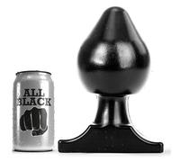 Anal plug black anal dildo 19 centimeters, Width 190 mm, Length 110 mm, Depth 110 mm, Department Couple, Color Black