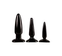Anal plug colt set 3 anal training, Width 195 mm, Length 115 mm, Depth 70 mm, Department Couple, Color Black
