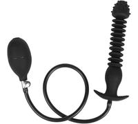 Anal Plug Expandable 16cm Big Butt Plug Inflatable Silicone Anal Plug Expansion Trainer Expandable G Spot Anal Dildo Pump BDSM Sex Toys Prostate Massager Anus Dilator Black