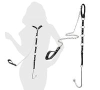 Anal Plug Hook Collar Neck Anal Hook Sex Bondage Set with Butt Plug BDSM Leather Sex Restraints SM Fetish Toy for Couple Lovers