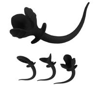 Anal Plugs Faux Puppy Tail for Couples Silicone Butt Plugs with T-Shape Base Expanding Anus Plugs for Men Adult Sex Toys for SM & Cosplay (L)