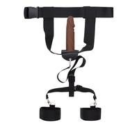 Anal Vaginal Plug Panty Chastity Lingerie Penis Underwear SM Bondage with Ankle Cuffs Strap on Dildo Slave Sex Toys for Couple Leisbian