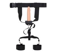 Anal Vaginal Plug Panty Chastity Lingerie Penis Underwear SM Bondage with Ankle Cuffs Strap on Dildo Slave Sex Toys for Couple Leisbian