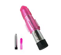 Anal Vaginal Vibrator with Realistic Penis Sleeve and Vibrator