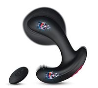 Anal Vibrator with Automatic Inflation - 10 Vibration Modes, Remote Control, Prostate Massager (Unisex)