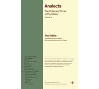 Analects : The Collected Works of Paul Valery, Volume 14