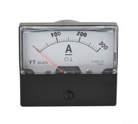 Analog Amp Meter DH-670 DC 0-200A/300A/75mV with Shunt, Industrial Panel Ammeter for Precise Current Reading in Electrical Systems (300)