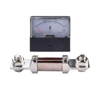 Analog Amp Meter Gauge DH-670 DC 0-200A/300A with 75mV Shunt Panel Ammeter for Industrial Test Measurement