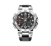 Analog and Digital Watch - 24x4.8x2cm Waterproof Double Display Watch | Luminescent Wristwatch | for Sports Casual Business Office Daily Commuting Travels