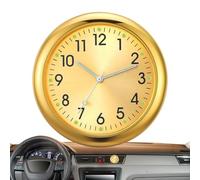 Analog Car Clock - Creative Mini Dashboard Watch, Stick On Quartz Clocks, Glowing Auto Timepiece, Compact Vehicle Accessory | Universal Dashboard Analog Clock For Car Boat Motorcycle Truck