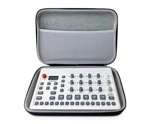 Analog Cases Pulse Case for Elektron Model Samples or comparable Drum Machine (Transport case Made of Durable, Molded EVA/Nylon, Spacious and Comfortable Handle), Black