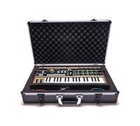 Analog Cases Unison Case for Korg MicroKorg or comparable Midi Controller/Synthesizer/Vocoder (Carrying case, Aluminium Corner Protection, Padded lid with Handle), Black