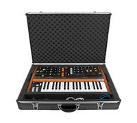 Analog Cases Unison Case for The Behringer Poly D or Similar Synthesizers (Transport case, Aluminium Corner Protection, Padded lid with Handle, Cable Storage compartments), Black