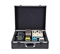 Analog Cases UNISON Hard Case for Pedaltrain Classic Jr/Novo 18, transport box (lightweight aluminium case, custom-made foam insert), black