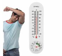 Analog Climate Meter - Interior Exterior Environment, Tracker Combined Display | Compact Weather Reader Celsius fahrenhit Tool, Conservatory Storage Room for Botanical Tent and Sensor