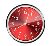Analog Clock For Car Dashboard - Glowing Display, Small Quartz Clock, Automotive Accessory | Stick On Mini Dashboard Clock, Precise Timepiece (for Vehicles, Trucks, SUVs, Interior Decoration)