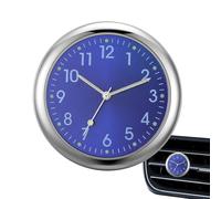 Analog Clock For Car Dashboard - Zinc Alloy 4x0.8cm | Glowing Small Analog Clock, Quartz Automotive Replacement Clocks | Clocks For Car Dashboard Vehicle Automotive Interior