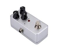 Analog Compressor Sustainer Pedal, Mini Guitar Effect with LED Indicator | True bypass circuit, compact aluminium shell, broad sustain attack level knobs, 9V DC adapter power
