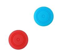 Analog Controller Gamepad Thumb Stick Grips Thumbsticks Joystick Cap Cover for Switch NS Controller (Red+Blue)