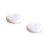 Analog Controller Gamepad Thumb Stick Grips Thumbsticks Joystick Cap Cover for Switch NS Controller (White)