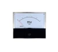 Analog Dial Panel Meter, Voltmeter Analog Panel DC Millivoltmeter 44C2 Multiple mV Ranges(DC200mv)