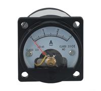 Analog Dials Panel Meter Voltmeter Gauge, DC Analog Ammeter SO-45, 3A Direct-Reading Pointer Type Panel Meter, 2.5 Class Accuracy, for Mining, Metallurgy & Electrical Equipment