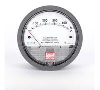 Analog Differential Pressure Gauge for Monitoring Air and Gas Pressure with Anti Vibration Technology and Flexible Installation (0-500pa)