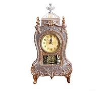 Analog Display Vintage Clock With Musical Sounds Marking The Hour, Wall Mountable And Silent During Nighttime For Peaceful Sleep(White)