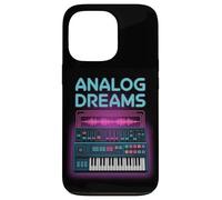 Analog Dreams Retro Synthwave Synth Keyboard Case for iPhone 13 Pro